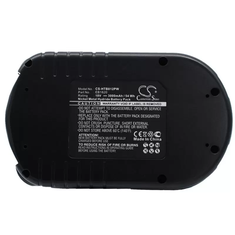Ni-MH Battery fits Hitachi, C 18dl, C 18dlx, C 18dmr 18.0V, 3000mAh