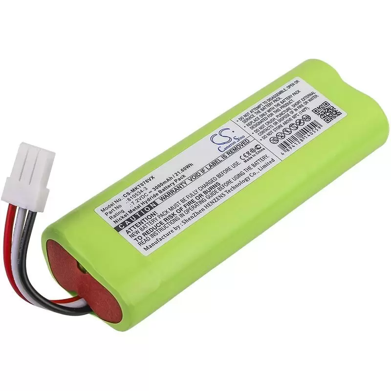 Ni-MH Battery fits Makita, 4076, 4076d, 4076dwr 7.2V, 3000mAh