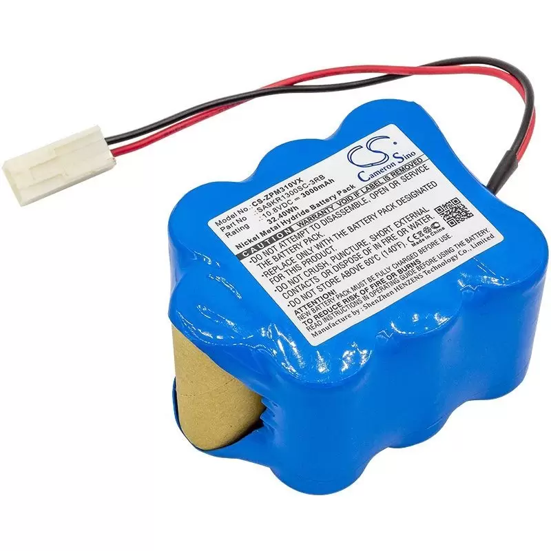 Ni-MH Battery fits Zepter, 9p130scr, 9p-130scr, 9p130scs 10.8V, 3000mAh