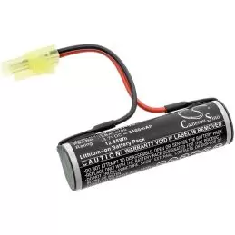 Li-ion Battery fits Shark, Cordless Rechargeable Hard Floor Sweeper V3700uk, V3700, V3700uk 3.7V, 3400mAh