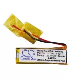 Li-Polymer Battery fits Plantronics, Discovery 640e, Discovery 650e, M50 3.7V, 80mAh