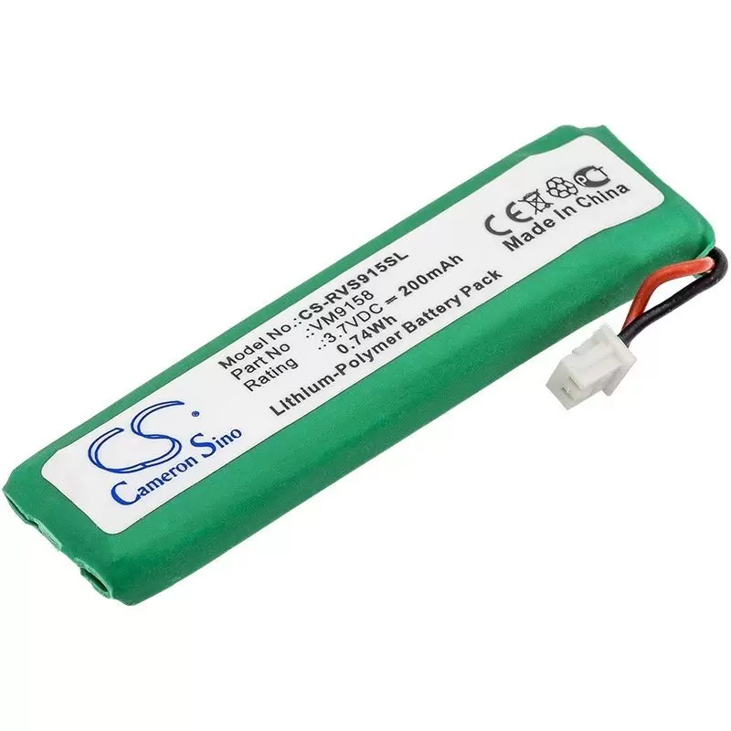 Li-Polymer Battery fits Revolabs, Solo Field, Part Number, Revolabs 3.7V, 200mAh