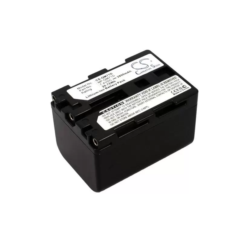 Li-ion Battery fits Sony, Ccd-trv108, Ccd-trv108e, Ccd-trv116 7.4V, 2800mAh