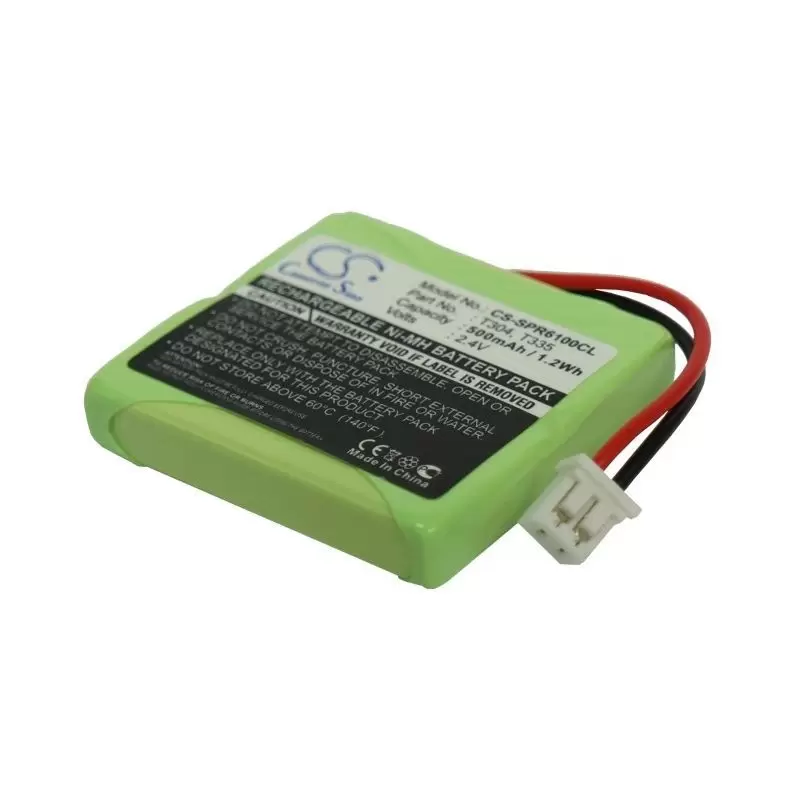 Ni-MH Battery fits Sagem, Dcp 12-300, Dcp 21-300, Dcp 22-300 2.4V, 500mAh