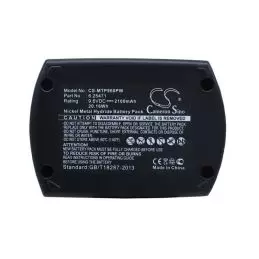 Ni-MH Battery fits Metabo, Bs 9.6, Bs9.6, Bsp9.6 9.6V, 2100mAh