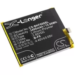 Li-Polymer Battery fits Bbk, v1821, vivo nex, vivo nex dual display 3.85V, 3400mAh