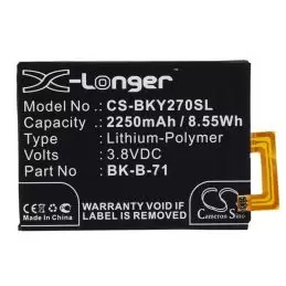 Li-Polymer Battery fits Bbk, vivo y18, vivo y18l 3.8V, 2250mAh