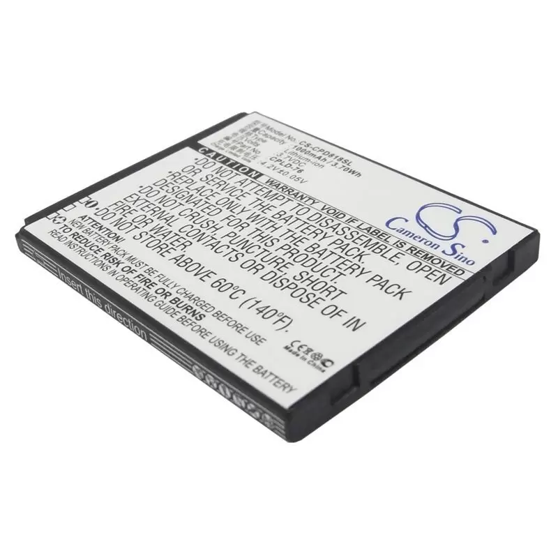 Li-ion Battery fits Coolpad,5216, 5860+,5862 3.7V, 1000mAh