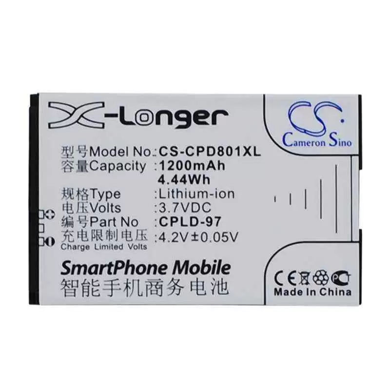 Li-ion Battery fits Coolpad,8010 3.7V, 1200mAh