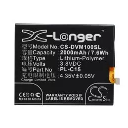 Li-Polymer Battery fits Doov, lm1 3.8V, 2000mAh
