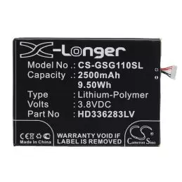 Li-Polymer Battery fits Green orange, n1, n1-t, n1-y 3.8V, 2500mAh