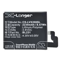 Li-Polymer Battery fits Lenovo, s90e, s90t, s90u 3.8V, 2230mAh
