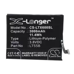 Li-Polymer Battery fits Letv,1, lt55b, x600 3.8V, 3000mAh