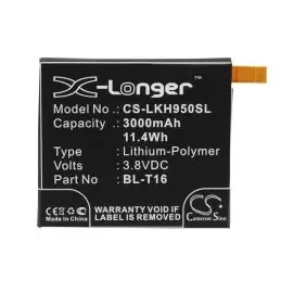 Li-Polymer Battery fits Lg, g flex 2, h950, h955 3.8V, 3000mAh