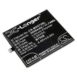 Li-Polymer Battery fits Meizu, m570q-s dual sim td-lte, pro 6s 3.85V, 3050mAh