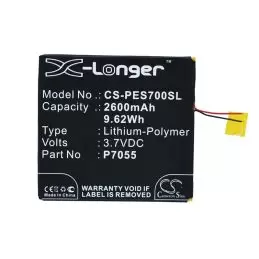 Li-Polymer Battery fits Posh, equal, s700a 3.7V, 2600mAh