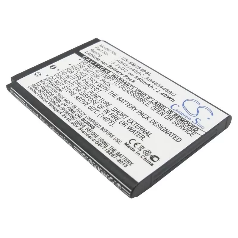 Li-ion Battery fits Samsung, champ, diva folder, gt-c3300 3.7V, 650mAh