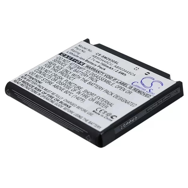 Li-ion Battery fits Samsung, giorgio armani, gloss, sch-b540 3.7V, 700mAh