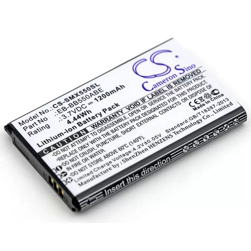 Li-ion Battery fits Samsung, sm-b550, sm-b550h, xcover 550 3.7V, 1200mAh