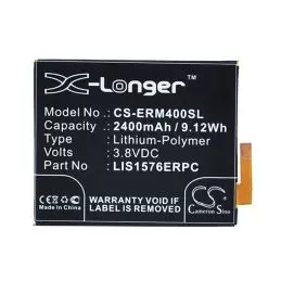 Li-Polymer Battery fits Sony ericsson, e2303, e2306, e2312 3.8V, 2400mAh