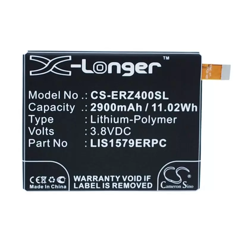 Li-Polymer Battery fits Sony ericsson, e5506, e5533, e5553 3.8V, 2900mAh