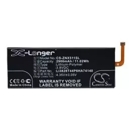 Li-Polymer Battery fits Zte, nubia z9, nubia z9 max, nubia z9 mini 3.8V, 2900mAh