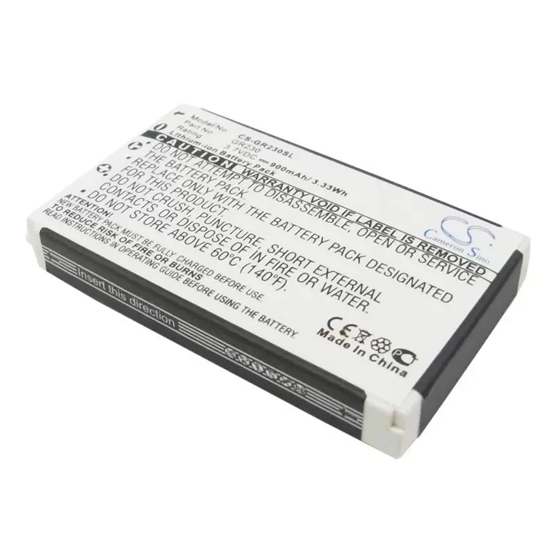 Li-ion Battery fits Belkin, Bluetooth Gps Receiver, Holux, Gr-230 Gps Receiver 3.7V, 900mAh