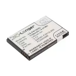 Li-ion Battery fits Fujitsu, Pocket Loox N100, Pocket Loox N110 3.7V, 1100mAh