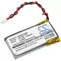 Li-Polymer Battery fits Vernier, Electrode Amplifier, Go Wireless, Go Wireless Ph 3.7V, 100mAh