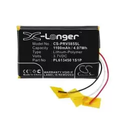 Li-Polymer Battery fits Prestigio, Geovision 5850hddvr 3.7V, 1100mAh