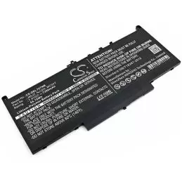 Li-Polymer Battery fits Dell, latitude 12 E7270, latitude 12 E7470 7.6V, 7200mAh