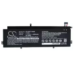 Li-Polymer Battery fits Dell, chromebook 11 11.4V, 4350mAh