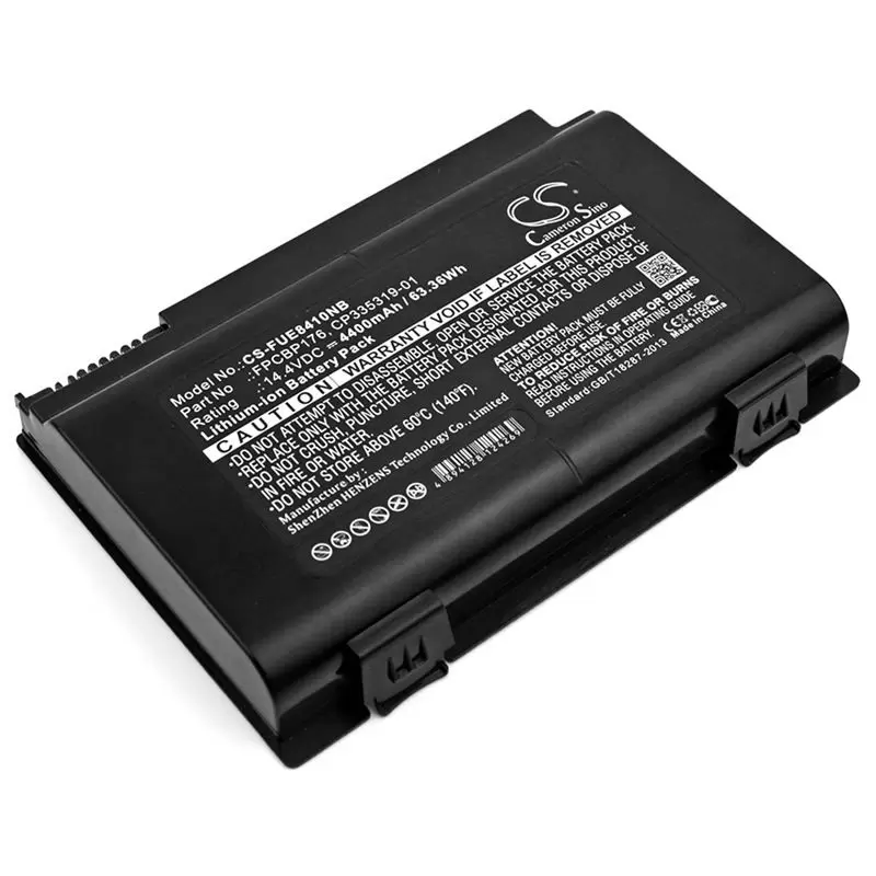 Li-ion Battery fits Fujitsu, celsius H250, celsius H700 Mobile Workstation, celsius H710 Mobile Workstation 14.4V, 4400mAh