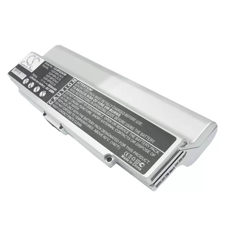 Li-ion Battery fits Sony, vaio Vgn-c140g/b, vaio Vgn-c150p/b, vaio Vgn-c190 11.1V, 8800mAh