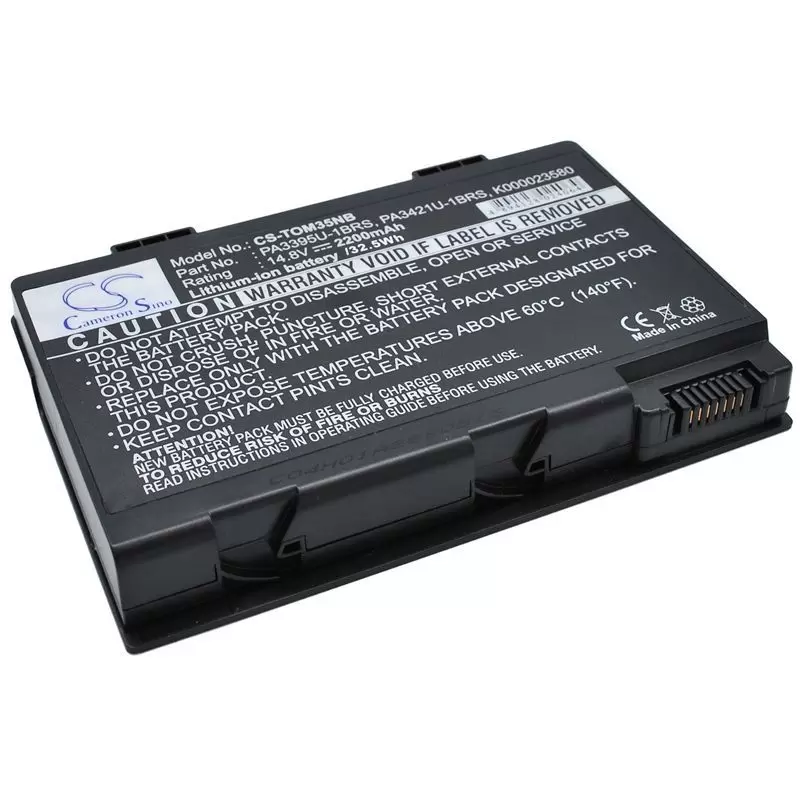Li-ion Battery fits Toshiba, satellite M30x, satellite M30x-102, satellite M30x-104 14.8V, 2200mAh