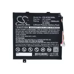 Li-Polymer Battery fits Acer, A3-a20fhd, Aspire Switch 10, Iconia Tab 10 A3-a20 3.8V, 5900mAh