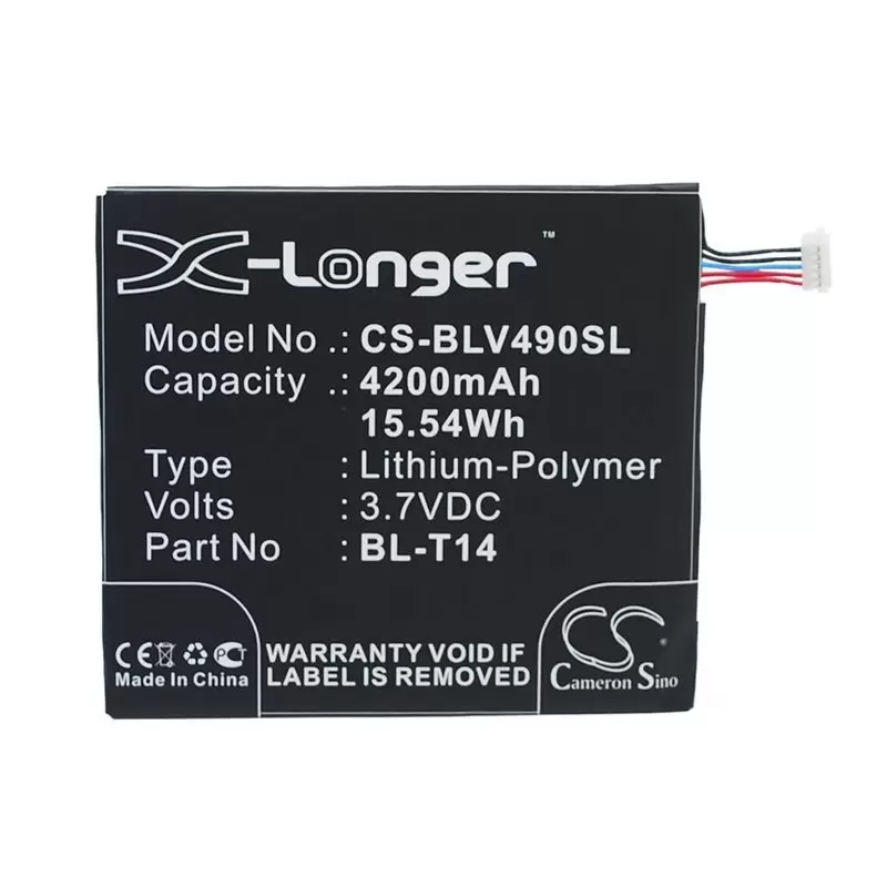Li-Polymer Battery fits Lg, G Pad 8.0, G Pad F 8.0, G Pad F7 3.7V, 4200mAh