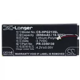 Li-Polymer Battery fits Hp, Slate 7 G2 1311, Slate 7 G2 1315 3.7V, 2850mAh