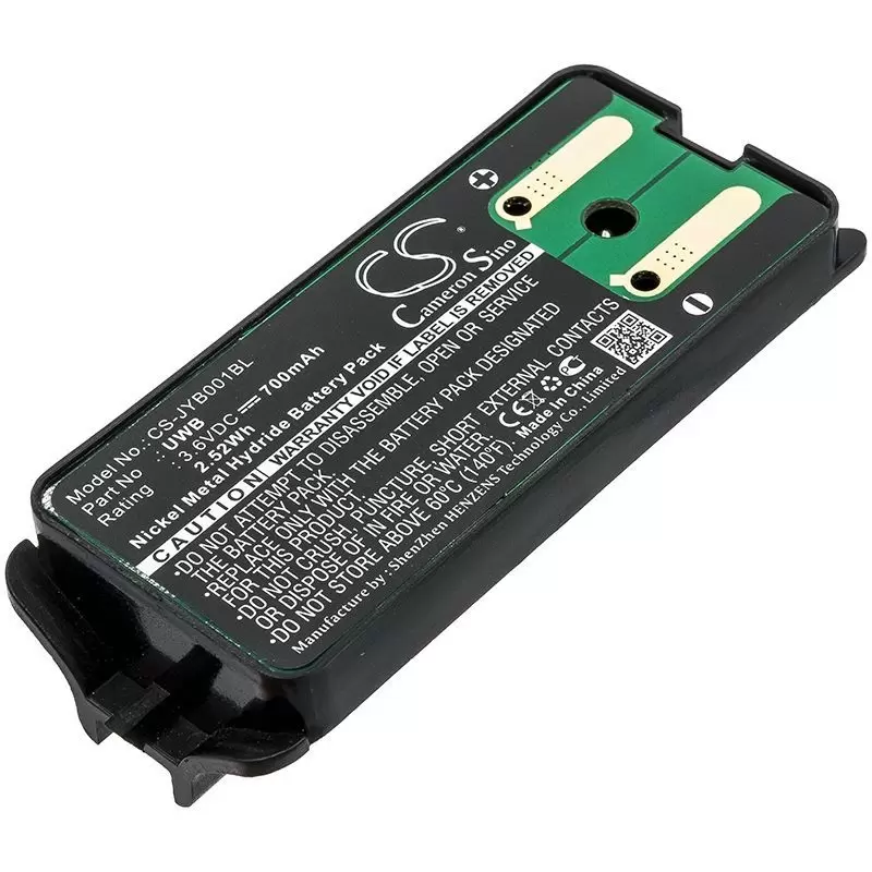 Ni-MH Battery fits Jay, A001, Remote Control Ecu, Remote Industrial Hf Standard 3.6V, 700mAh
