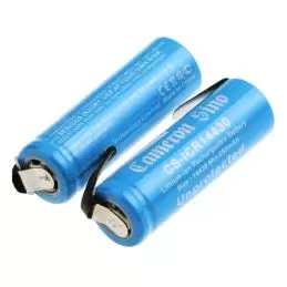 Li-ion Battery Includes 2pcs Pack With Solder Tabs 3.7V, 700mAh