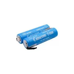 Li-ion Battery Includes 2pcs Pack With Solder Tabs 3.7V, 2900mAh