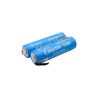 Li-ion Battery Includes 2pcs Pack With Solder Tabs 3.7v, 2900mah