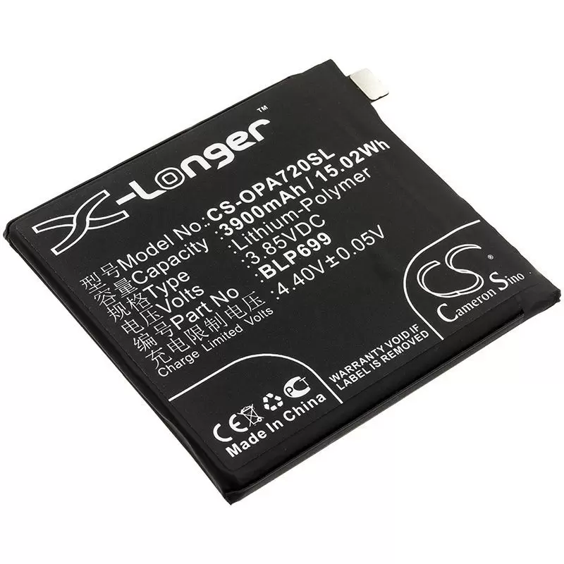 Li-Polymer Battery fits Oneplus, 7 pro, 7 pro premium edition, 7 pro premium edition dual sim 3.85V, 3900mAh