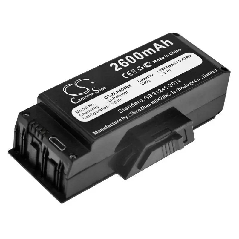 Li-Polymer Battery fits Zl Rc, F196, Sg900 3.7V, 2600mAh