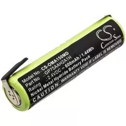 Ni-MH Battery fits Omron, A1500 2.4V, 600mAh
