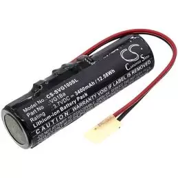 Li-ion Battery fits Soundcast, Vg1 3.7V, 3400mAh