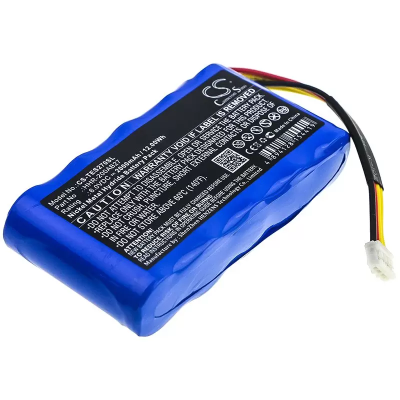 Ni-MH Battery fits Testo, Fluegas Analyzer 6.0V, 2000mAh