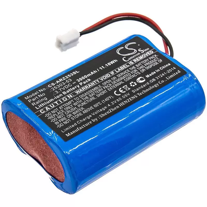 Li-ion Battery fits Argos, Omega Zen Pipette Controllers 3.7V, 3000mAh