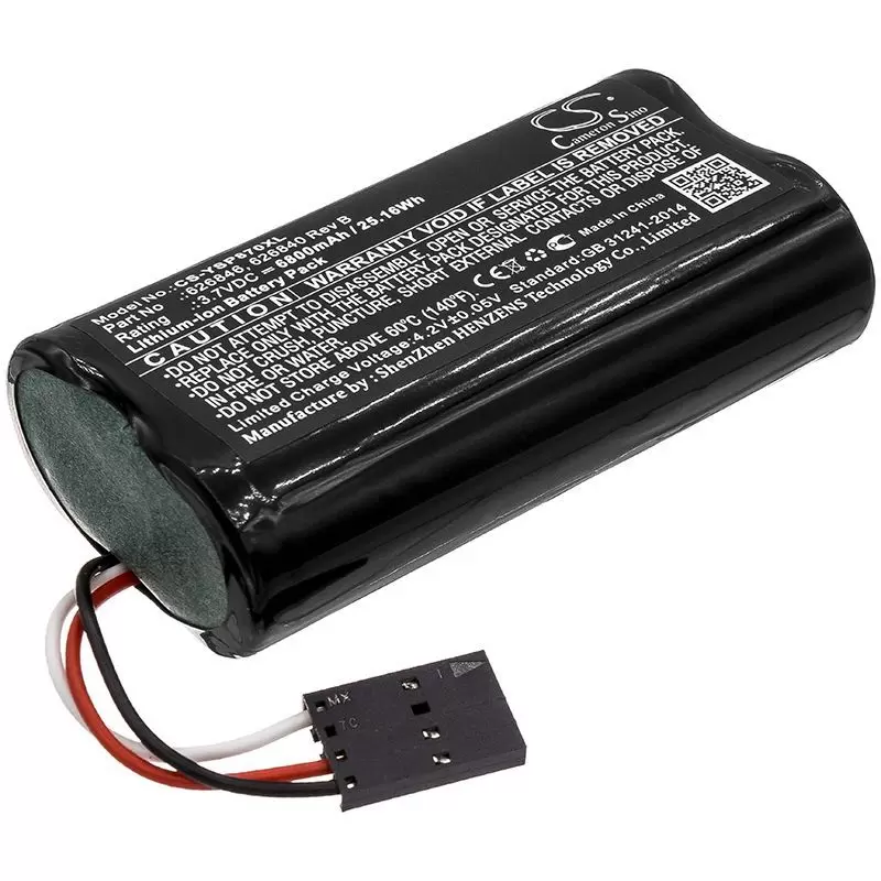 Li-ion Battery fits Ysi, 626870-1, 626870-2 3.7V, 6800mAh
