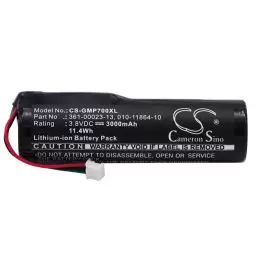 Li-ion Battery fits Garmin, Pro 550 Handheld, Pro 70 Dog Transmitter, Pro 70 Handheld 3.8V, 3000mAh